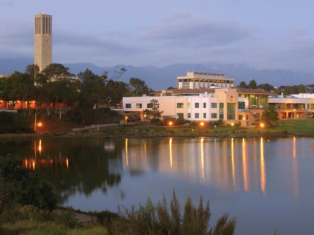 UCSB campus lagoon. Credit: Tony Mastres